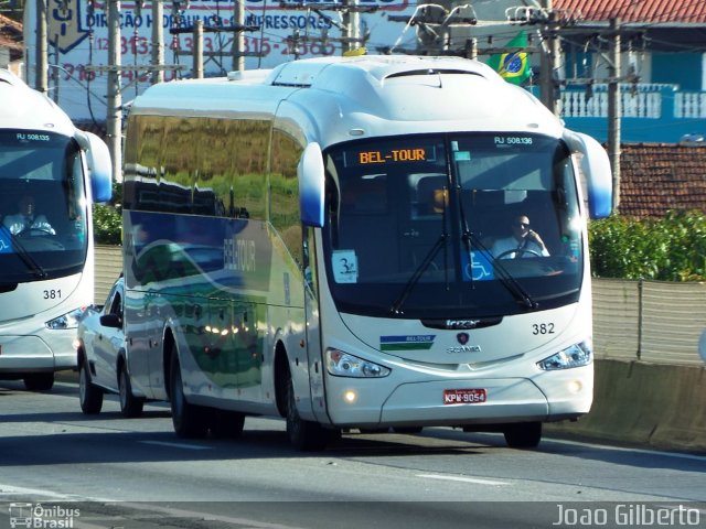 Bel-Tour Transportes e Turismo 382 na cidade de Guaratinguetá, São Paulo, Brasil, por Joao Gilberto. Número da foto: #2792546.