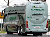 Viação Garcia 7044 na cidade de Londrina, Paraná, Brasil, por Rodrigo Coimbra. Número da foto: #2794052.