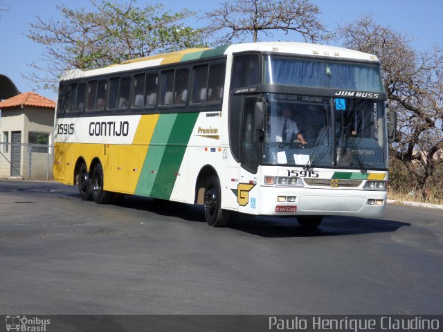 Empresa Gontijo de Transportes 15915 na cidade de Montes Claros, Minas Gerais, Brasil, por Paulo Henrique Claudino. ID da foto: 2794301.