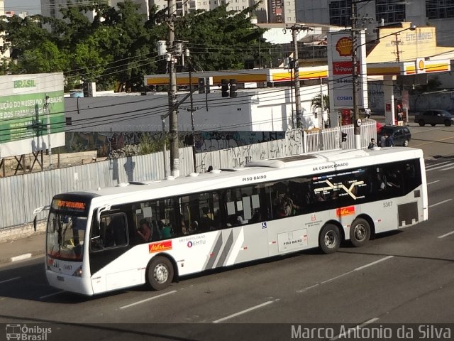 Metra - Sistema Metropolitano de Transporte 5307 na cidade de São Bernardo do Campo, São Paulo, Brasil, por Marco Antonio da Silva. ID da foto: 2795615.