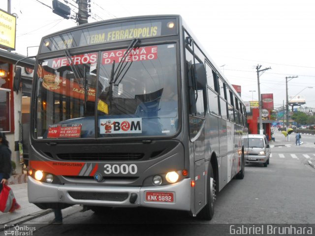 Viação Imigrantes 3000 na cidade de São Bernardo do Campo, São Paulo, Brasil, por Gabriel Brunhara. ID da foto: 2795663.