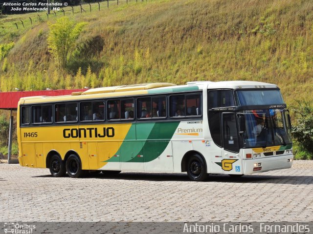 Empresa Gontijo de Transportes 11465 na cidade de João Monlevade, Minas Gerais, Brasil, por Antonio Carlos Fernandes. ID da foto: 2794520.