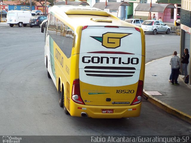 Empresa Gontijo de Transportes 18520 na cidade de Aparecida, São Paulo, Brasil, por Fabio Alcantara. Número da foto: #2795975.