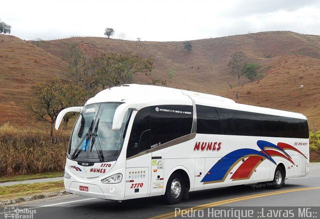 Nunes Turismo 2770 na cidade de Aparecida, São Paulo, Brasil, por Pedro Henrique Gumercindo da Silva. Número da foto: #2797960.