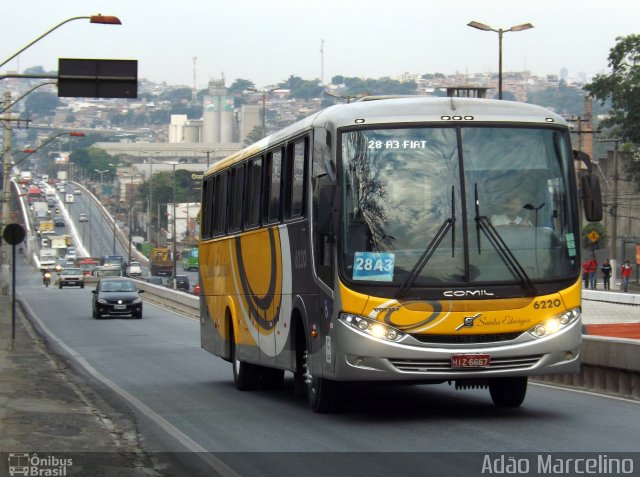 Viação Santa Edwiges 6220 na cidade de Contagem, Minas Gerais, Brasil, por Adão Raimundo Marcelino. Número da foto: #2797922.
