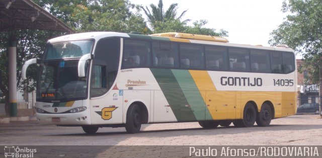 Empresa Gontijo de Transportes 14035 na cidade de Porto Velho, Rondônia, Brasil, por Afonso de Sousa. Número da foto: #2797325.