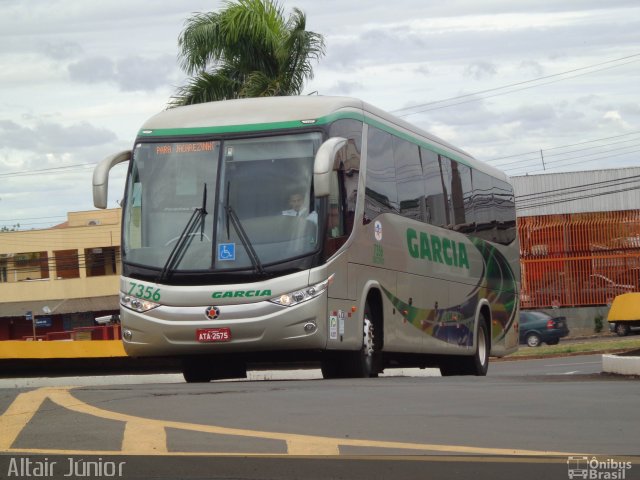 Viação Garcia 7356 na cidade de Londrina, Paraná, Brasil, por Altair Júnior. Número da foto: #2796505.