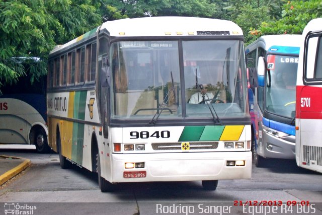 Empresa Gontijo de Transportes 9840 na cidade de São Paulo, São Paulo, Brasil, por Rodrigo  Carvalho. ID da foto: 2797814.