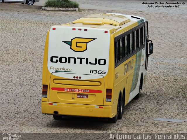 Empresa Gontijo de Transportes 11365 na cidade de João Monlevade, Minas Gerais, Brasil, por Antonio Carlos Fernandes. ID da foto: 2798808.