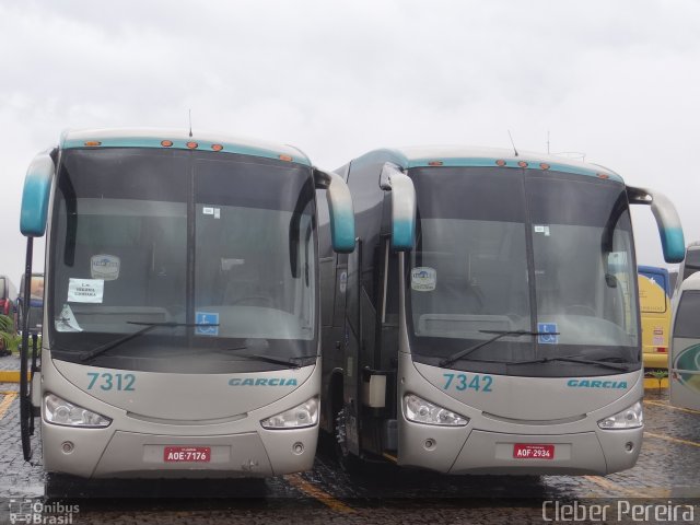 Viação Garcia 7312 na cidade de Londrina, Paraná, Brasil, por Cleber Luiz Pereira. ID da foto: 2798742.