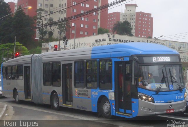 TUPI - Transportes Urbanos Piratininga 6 2247 na cidade de São Paulo, São Paulo, Brasil, por Ivan da Silva Lopes. Número da foto: #2798540.
