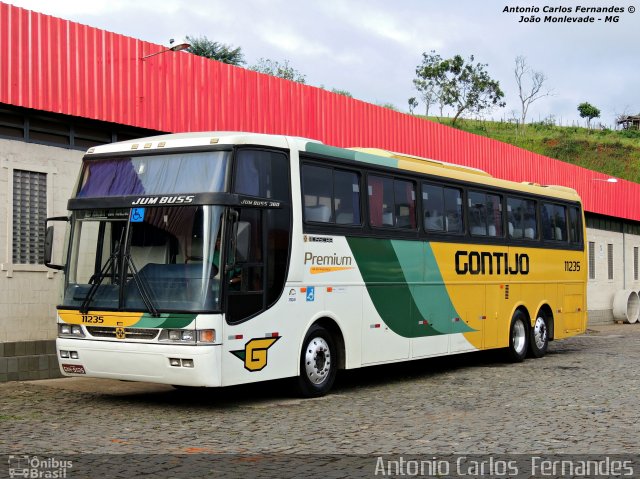 Empresa Gontijo de Transportes 11235 na cidade de João Monlevade, Minas Gerais, Brasil, por Antonio Carlos Fernandes. ID da foto: 2798784.