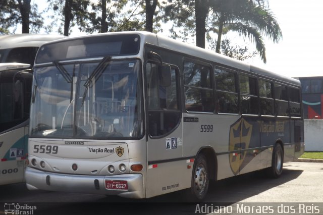 Viação Real 5599 na cidade de Maringá, Paraná, Brasil, por Adriano Moraes dos Reis. ID da foto: 2799058.