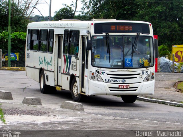 Transportes Urbanos São Miguel de Ilhéus 815 na cidade de Ilhéus, Bahia, Brasil, por Daniel  Machado. ID da foto: 2801723.