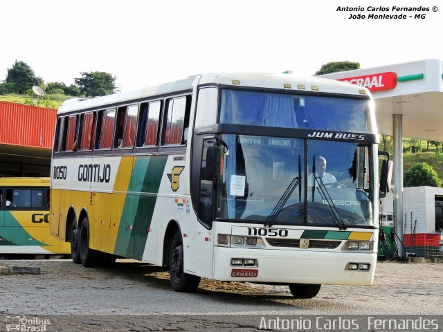 Empresa Gontijo de Transportes 11050 na cidade de João Monlevade, Minas Gerais, Brasil, por Antonio Carlos Fernandes. ID da foto: 2800794.