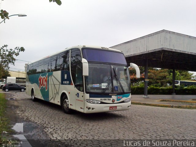 Auto Viação 1001 RJ 108.760 na cidade de Campos dos Goytacazes, Rio de Janeiro, Brasil, por Lucas de Souza Pereira. ID da foto: 2800895.