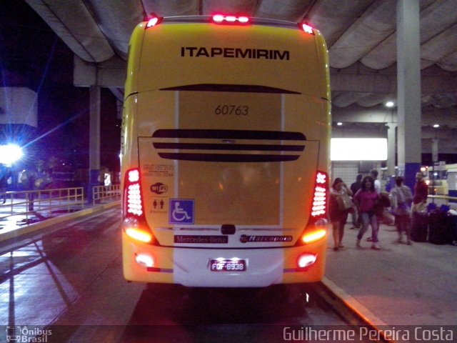Viação Itapemirim 60763 na cidade de Nova Iguaçu, Rio de Janeiro, Brasil, por Guilherme Pereira Costa. Número da foto: #2801015.