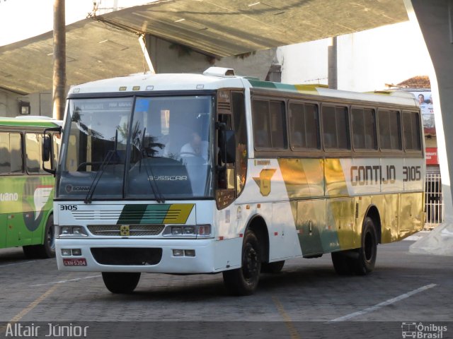 Empresa Gontijo de Transportes 3105 na cidade de Belo Horizonte, Minas Gerais, Brasil, por Altair Júnior. ID da foto: 2801965.