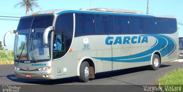 Viação Garcia 7631 na cidade de Foz do Iguaçu, Paraná, Brasil, por Vagner Valani. Número da foto: #2801125.