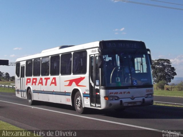 Expresso de Prata 0838 na cidade de Botucatu, São Paulo, Brasil, por Alexandre  Luis de Oliveira. Número da foto: #2803318.