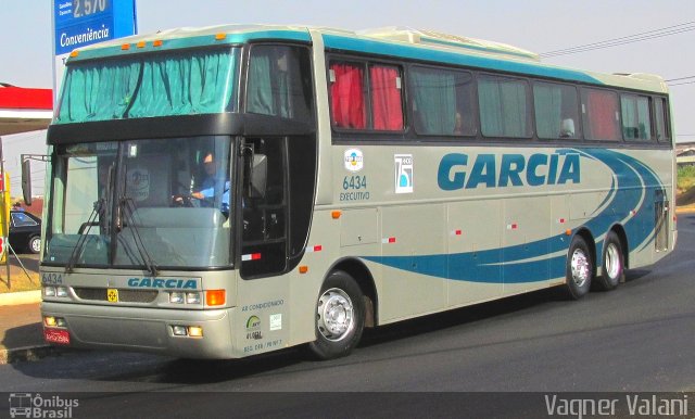 Viação Garcia 6434 na cidade de Londrina, Paraná, Brasil, por Vagner Valani. Número da foto: #2803552.