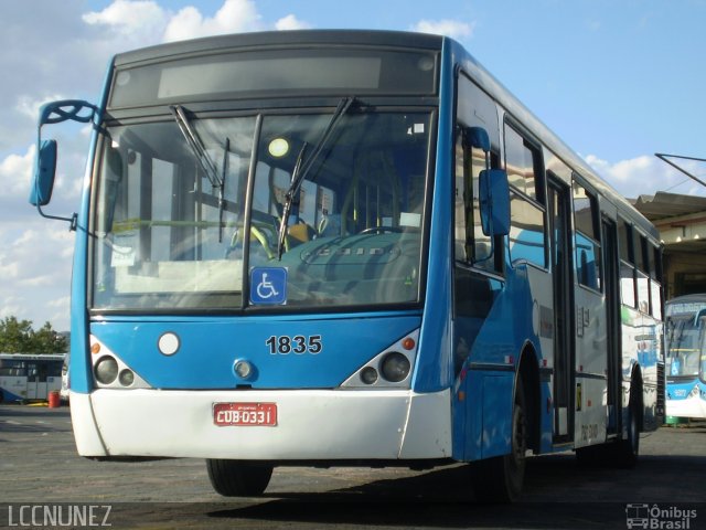 VB Transportes e Turismo 1835 na cidade de Campinas, São Paulo, Brasil, por Luis Nunez. ID da foto: 2803949.