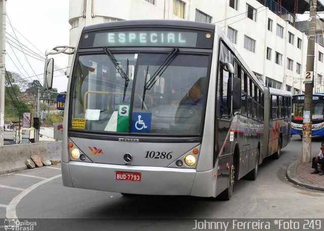 Rápido Campinas 10286 na cidade de Francisco Morato, São Paulo, Brasil, por Johnny Ferreira. Número da foto: #2802632.
