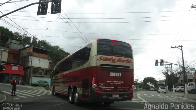 Santa Maria Fretamento e Turismo > Transportes Santa Maria(SP) 900 na cidade de São Bernardo do Campo, São Paulo, Brasil, por Agnaldo Penides. Número da foto: #2806142.