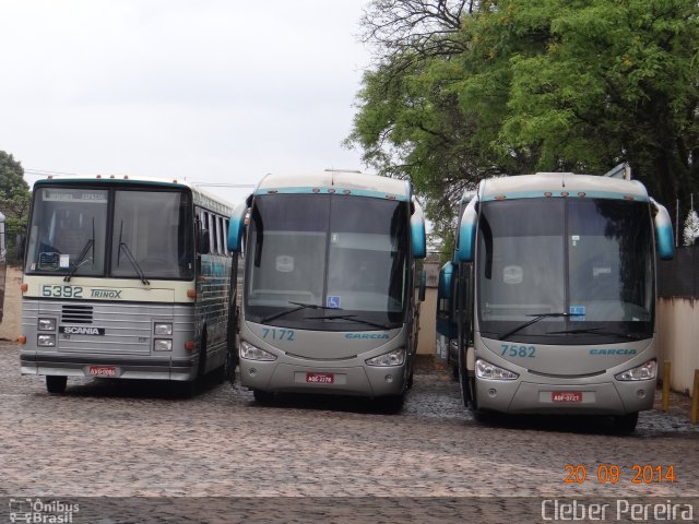 Viação Garcia 7582 na cidade de Londrina, Paraná, Brasil, por Cleber Luiz Pereira. ID da foto: 2806100.