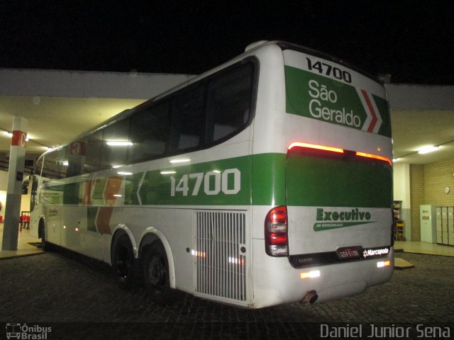 Cia. São Geraldo de Viação 14700 na cidade de Ouro Preto, Minas Gerais, Brasil, por Daniel Junior Sena. Número da foto: #2806058.