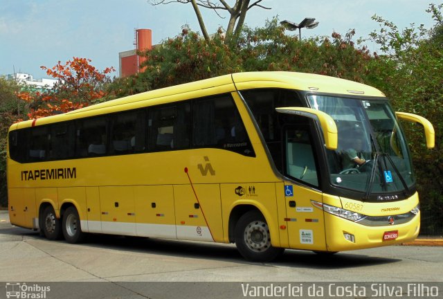 Viação Itapemirim 60587 na cidade de São Paulo, São Paulo, Brasil, por Vanderlei da Costa Silva Filho. Número da foto: #2805756.