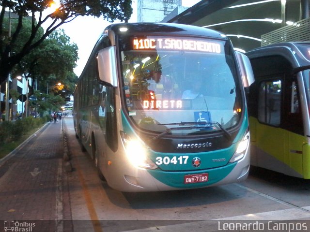 Expresso Luziense > Territorial Com. Part. e Empreendimentos 30417 na cidade de Belo Horizonte, Minas Gerais, Brasil, por Leonardo Campos. Número da foto: #2805457.