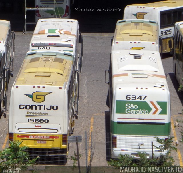 Empresa Gontijo de Transportes 15680 - Garagem na cidade de Belo Horizonte, Minas Gerais, Brasil, por Maurício Nascimento. ID da foto: 2807052.