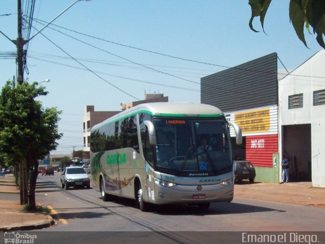 Viação Garcia 7676 na cidade de Apucarana, Paraná, Brasil, por Emanoel Diego.. ID da foto: 2806511.