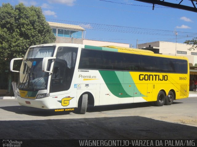 Empresa Gontijo de Transportes 11660 na cidade de Várzea da Palma, Minas Gerais, Brasil, por Wagner Gontijo Várzea da Palma-mg. Número da foto: #2749905.