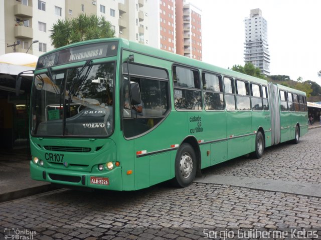 Transporte Coletivo Glória CR107 na cidade de Curitiba, Paraná, Brasil, por Sergio Guilherme Ketes. ID da foto: 2808970.