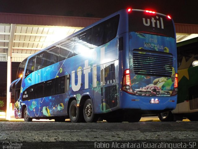 UTIL - União Transporte Interestadual de Luxo 11101 na cidade de Guaratinguetá, São Paulo, Brasil, por Fabio Alcantara. Número da foto: #2808226.