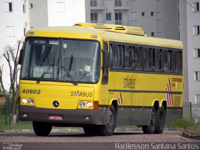 Viação Itapemirim 40603 na cidade de Jundiaí, São Paulo, Brasil, por Harllesson Santana Santos. ID da foto: 2808075.