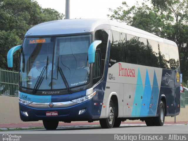 Viação Princesa dos Inhamuns 302 na cidade de Fortaleza, Ceará, Brasil, por Rodrigo Fonseca. Número da foto: #2808575.