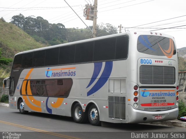 Transirmãos Turismo 8000 na cidade de Ouro Preto, Minas Gerais, Brasil, por Daniel Junior Sena. Número da foto: #2807513.