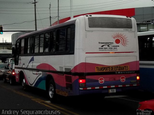 Ônibus Particulares SJB 7642 na cidade de , por Andrey Segura Solís. ID da foto: 2752480.