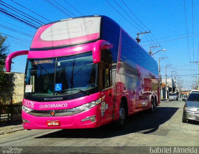 Viação Ouro Branco 16176 na cidade de Osasco, São Paulo, Brasil, por Gabriel Almeida. ID da foto: 2752492.