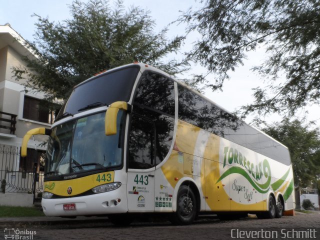 Torrescar Transportes e Turismo 443 na cidade de Santa Maria, Rio Grande do Sul, Brasil, por Cleverton Schmitt. Número da foto: #2750794.