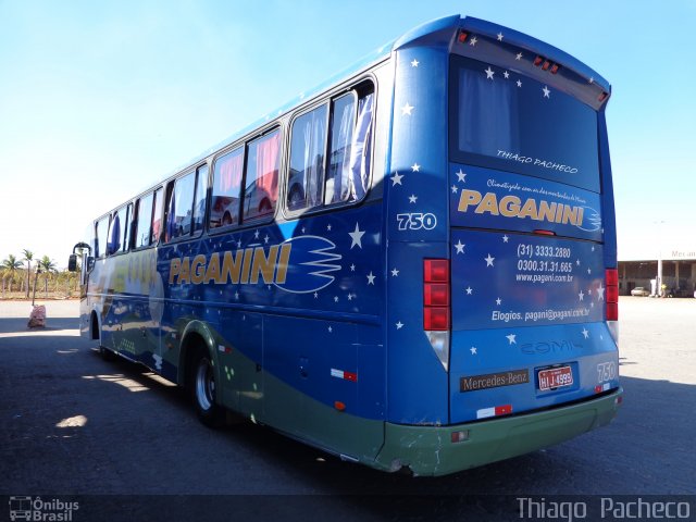 Paganini > Pagani Fretamentos Vip 750 na cidade de Corinto, Minas Gerais, Brasil, por Thiago  Pacheco. ID da foto: 2751755.