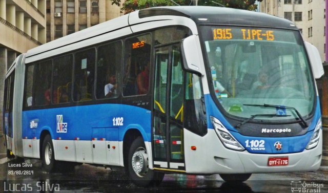 Cidade Alta Transportes 1.102 na cidade de Recife, Pernambuco, Brasil, por Lucas Silva. Número da foto: #2753984.