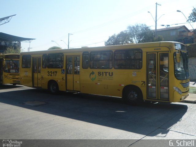 Auto Ônibus Três Irmãos 3217 na cidade de Jundiaí, São Paulo, Brasil, por Gabriel Giacomin de Lima. Número da foto: #2752775.