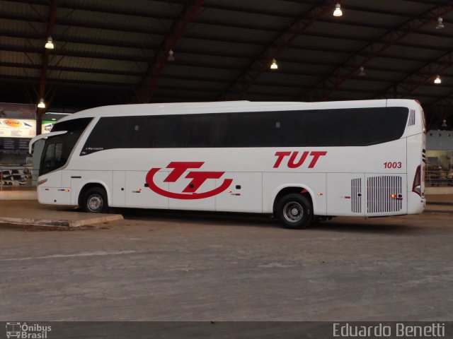 TUT Transportes 1003 na cidade de Juína, Mato Grosso, Brasil, por Eduardo Benetti . ID da foto: 2752753.