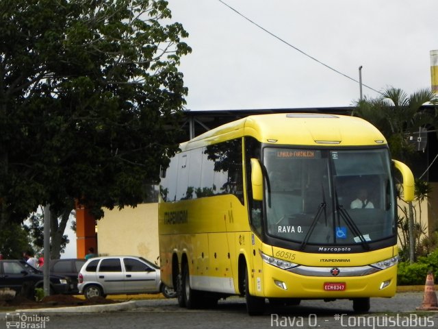 Viação Itapemirim 60515 na cidade de Vitória da Conquista, Bahia, Brasil, por Rava Ogawa. ID da foto: 2753344.