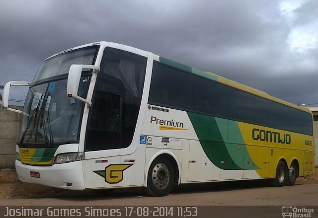 Empresa Gontijo de Transportes 11815 na cidade de Minas Novas, Minas Gerais, Brasil, por Josimar Gomes Simoes. Número da foto: #2753175.
