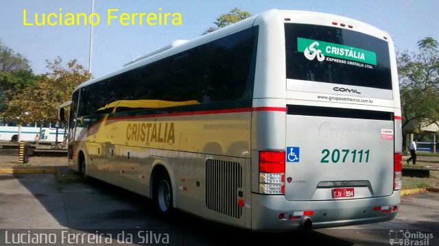 Expresso Cristália 207111 na cidade de São Paulo, São Paulo, Brasil, por Luciano Ferreira da Silva. Número da foto: #2753577.